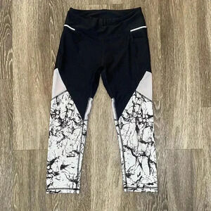 Womens X by Gottex Black and White Leggings - S